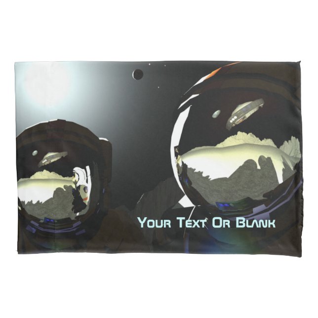 Housse D'oreillers Visiteurs inattendus OVNI (devant)