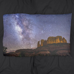 Housse D'oreillers Voie Lactée Galaxie sur le Rocher de la Cathédrale
