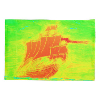 Housse D'oreillers voilier fluorescent