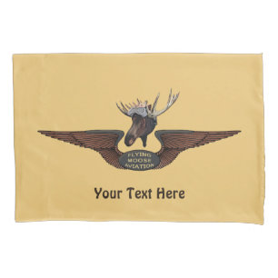 Housse D'oreillers Vol des ailes de l'aviation Moose
