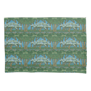 Housse D'oreillers Walter Crane Papier peint vintage forêt de mai arb