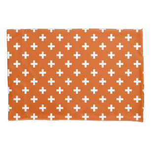 Housse D'oreillers White polka crosses