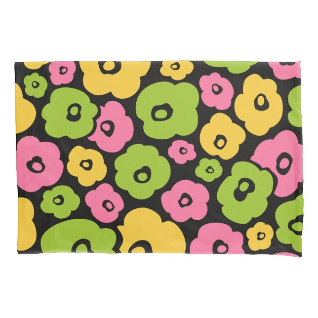 Housse D'oreillers Wild Flowers Pattern (devant-gauche)