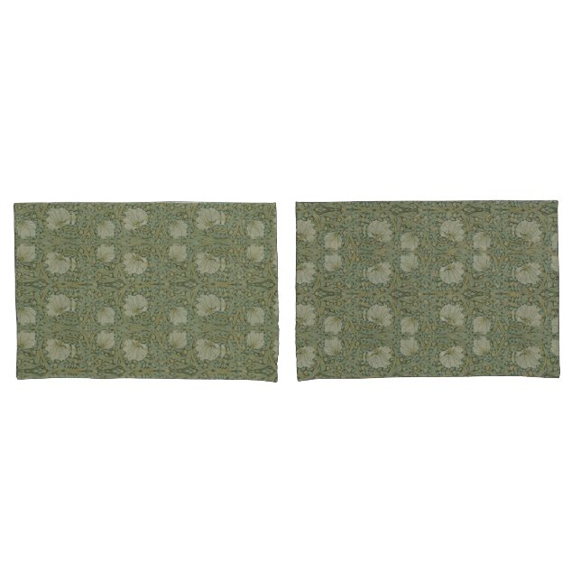 Housse D'oreillers Will Morris Reversible Pimpernel Strawberry Thief (devant-Set)