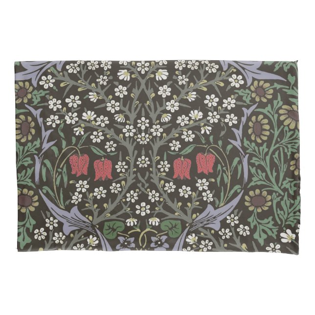 Housse D'oreillers William Morris Blackthorn Tapestry Floral (devant)