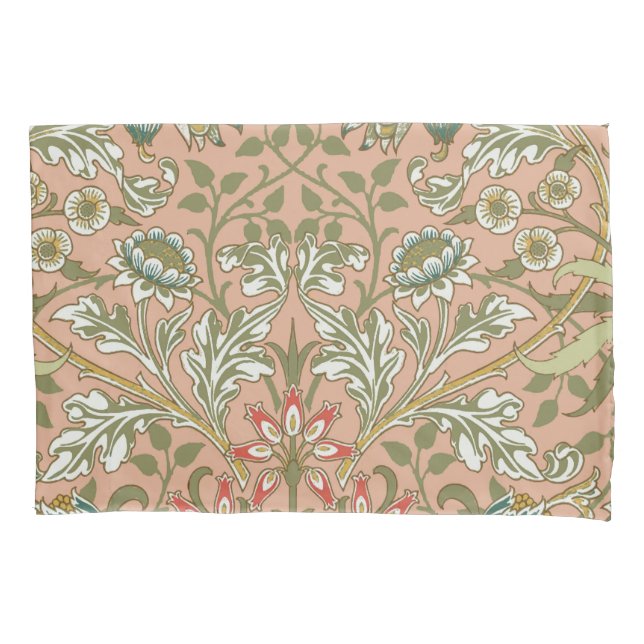 Housse D'oreillers William Morris Hyacinth Flower Rose Art (devant)