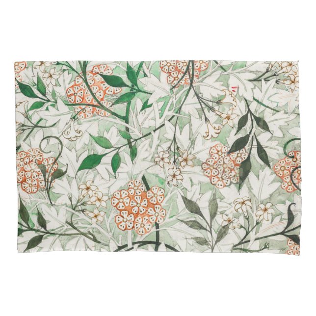 Housse D'oreillers William Morris Jasmine Garden Flower Classic (devant-gauche)