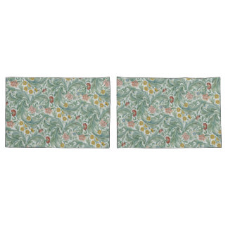 Housse D'oreillers William Morris Leicester Carnation des fleurs Feui