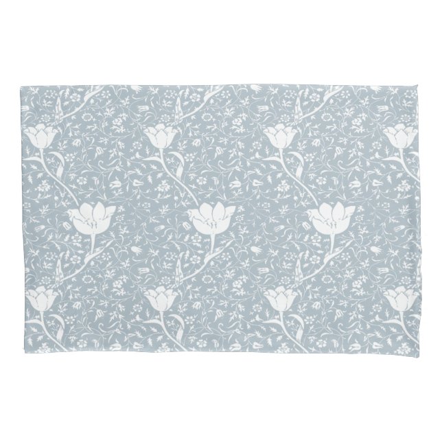 Housse D'oreillers William Morris Tulips en Motif blanc (devant)