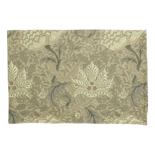 Housse D'oreillers William Morris Windrush Motif de fond d'écran (devant)