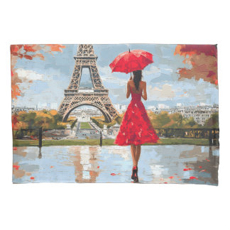 Housse D'oreillers Wind Romance Paris Chic Walk