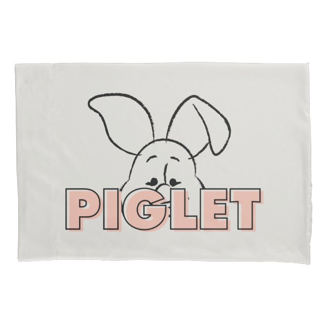 Housse D'oreillers Winnie l'Ourson| Piglet Peek-A-Boo (devant)