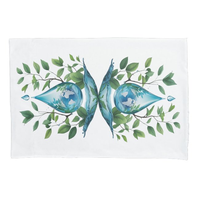 Housse D'oreillers World Water Day (devant)