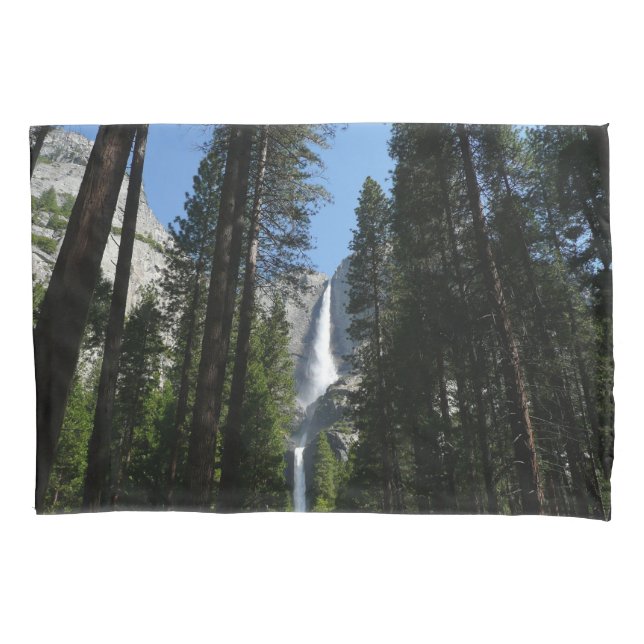 Housse D'oreillers Yosemite Falls et Woods Paysage Photographie (devant)