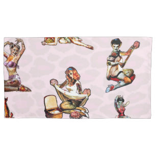 Housse D'oreillers Zombie Pin Ups