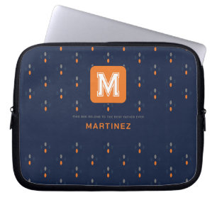 Housse élégante pour ordinateur portable bleu mari
