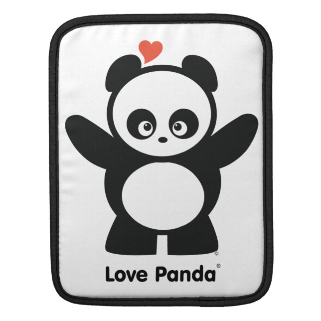 Housse iPad Douille d'iPad de Panda® d'amour (Dos)