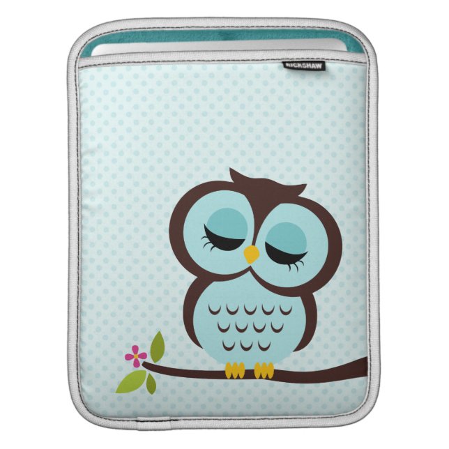 Housse iPad Hibou d'Aqua (Devant appareil)