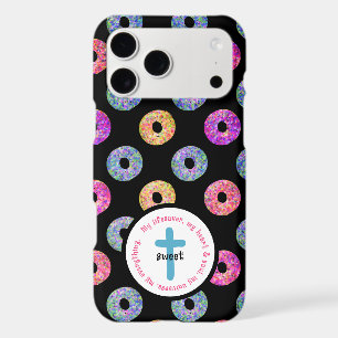 Housse iPhone Bonbons Personnalisés Bleue-