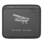 Avion vintage, plans de vol