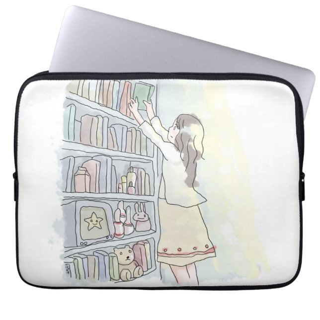 HOUSSE POUR ORDINATEUR PORTABLE さ に し く じ (Devant)