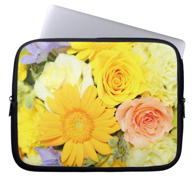 HOUSSE POUR ORDINATEUR PORTABLE 花 (Devant)