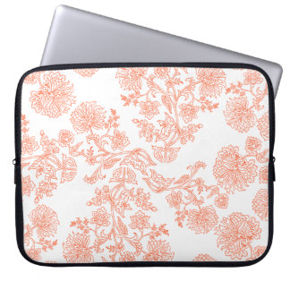 Housse Pour Ordinateur Portable 15-Inch Laptop Sleeve – Floral & Gradient Grain 