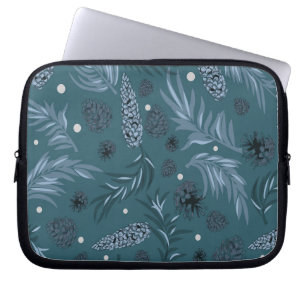 Housse Pour Ordinateur Portable 15Motif de Noël, Pine Snow 12
