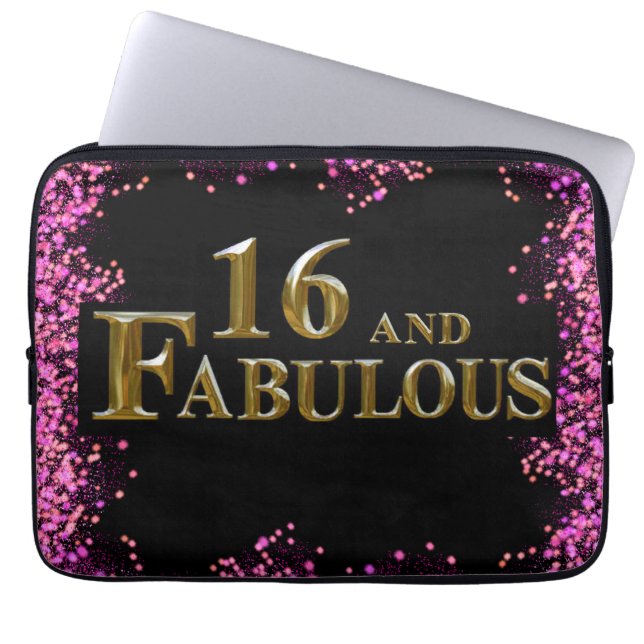 Housse Pour Ordinateur Portable 16e anniversaire  (Devant)