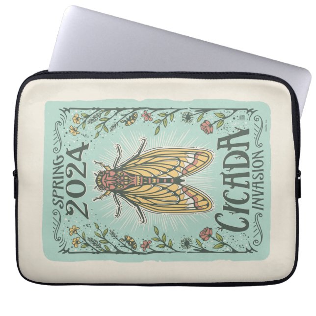 Housse Pour Ordinateur Portable 2024 Printemps Canada Invasion (Devant)