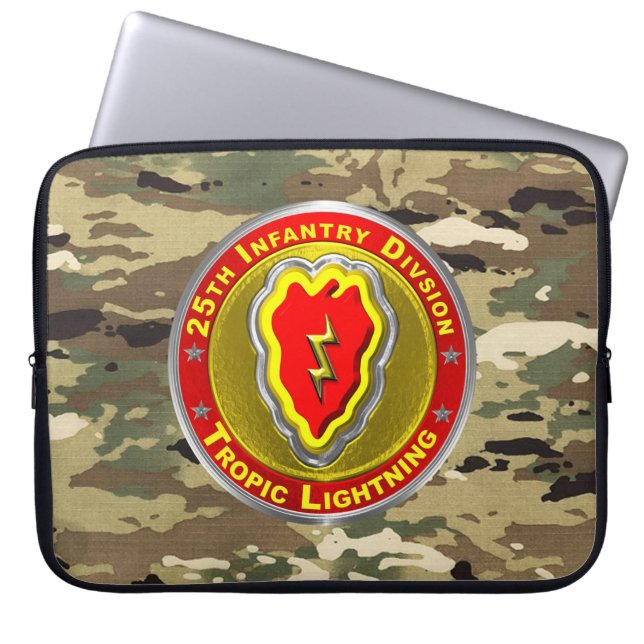 Housse Pour Ordinateur Portable 25e division d'infanterie (Devant)