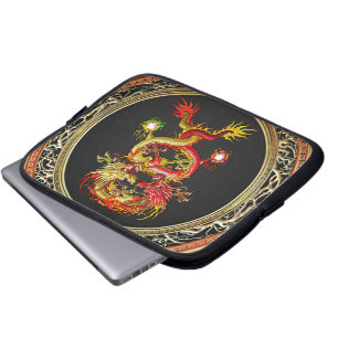 Housse Pour Ordinateur Portable [400] Dragons rouges et jaunes
