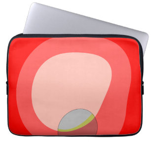 Housse Pour Ordinateur Portable 615 Abstrait rouge