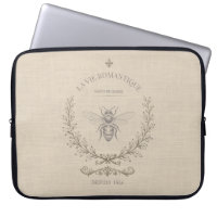 Abeille miel beige vintage rustique campagne franç