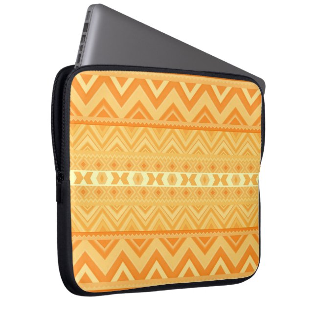 Housse Pour Ordinateur Portable Abricot - douille aztèque d'ordinateur portable (Devant droit)