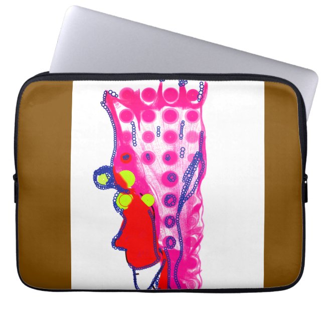 Housse Pour Ordinateur Portable Abstract Regal Art Laptop Sleeve (Devant)