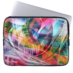 Housse Pour Ordinateur Portable Abstraction de lignes dynamiques