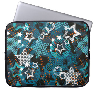 Housse Pour Ordinateur Portable Abstrait grunge star motif Creative the backgrou