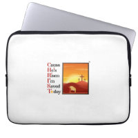 Acronyme Christ 13 pouces Couverture d'ordinateur