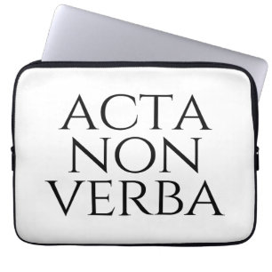 Housse Pour Ordinateur Portable Acta Non Verba