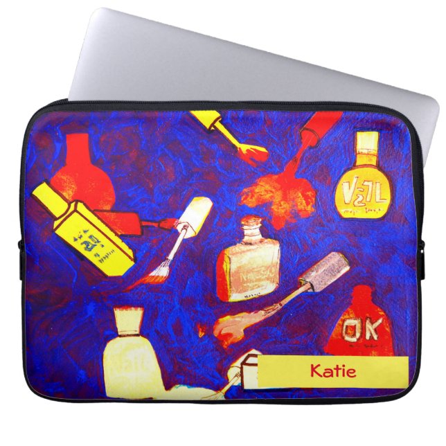 Housse Pour Ordinateur Portable Ado Filles Spa à ongles (Devant)
