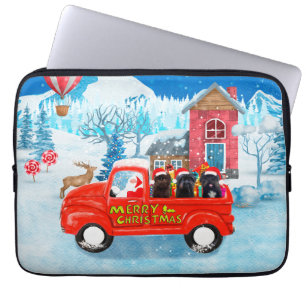 Housse Pour Ordinateur Portable Affenpinschers Chien dans la livraison de Noël Cam