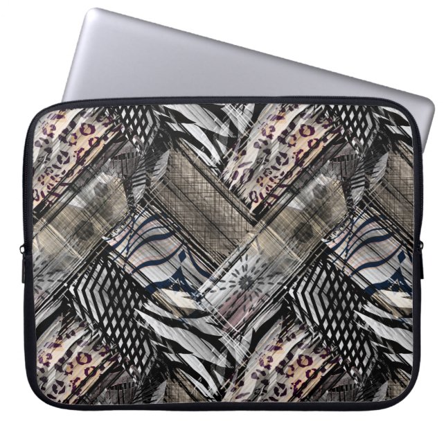Housse Pour Ordinateur Portable Africain, combiné. (Devant)