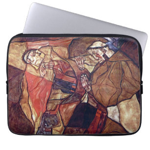 Housse Pour Ordinateur Portable Agonie, la lutte finale par Egon Schiele