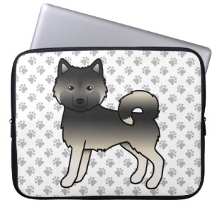 Housse Pour Ordinateur Portable Agouti Alaskan Malamute mignon chien de dessin