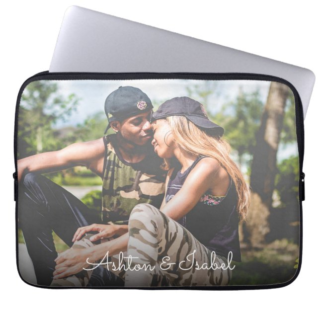 Housse Pour Ordinateur Portable Ajouter votre propre photo personnalisée (Devant)