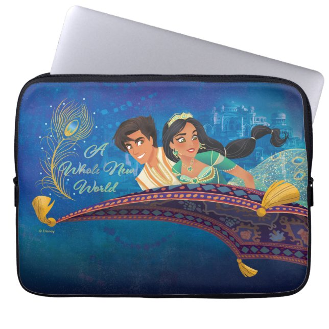 Housse Pour Ordinateur Portable Aladdin | Un nouveau monde entier (Devant)