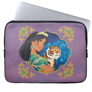 Housse Pour Ordinateur Portable Aladin Graphisme Bijoux De Jasmin Et De Raja
