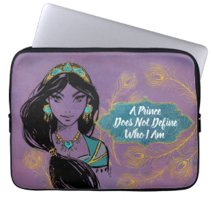 Housse Pour Ordinateur Portable Aladin Jasmine "Qui je suis"