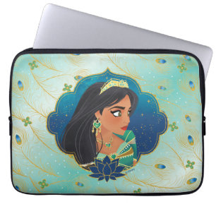 Housse Pour Ordinateur Portable Aladin Profil latéral Jasmin Graphique